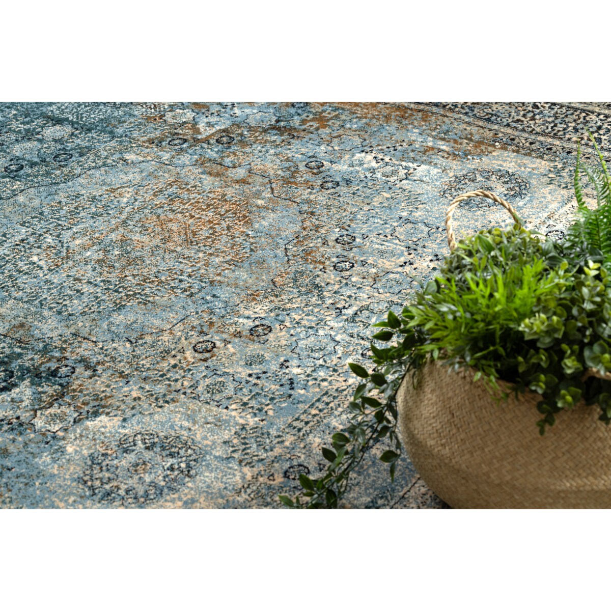 Dywan wełniany OMEGA MAMLUK Rozeta vintage 300x400 cm