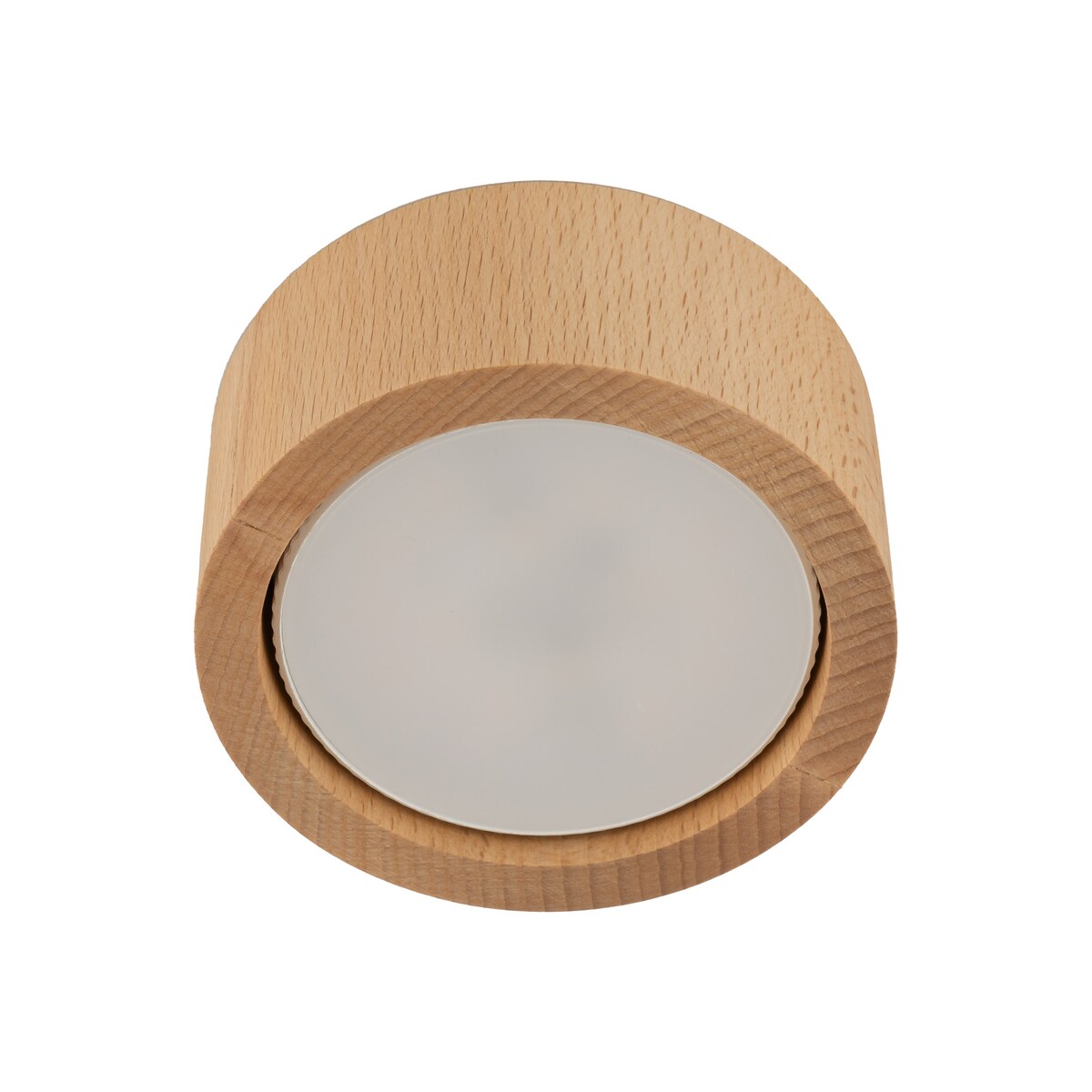 Oprawa natynkowa spot TK Lighting EVE WOOD BUK 10123 GX53 drewniana buk IP20 1x10W LED do salonu i kuchni