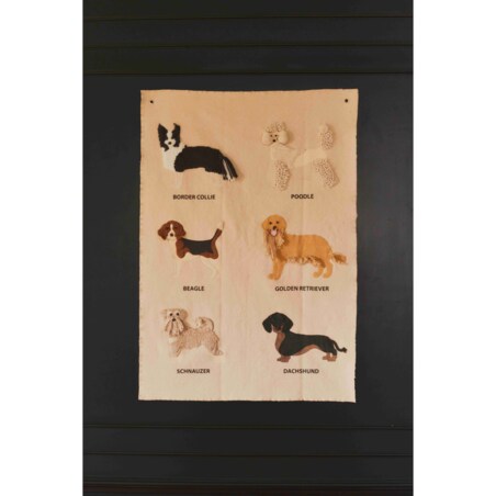 Dekoracja na ścianę Dogs – Psy Wouf Wouf, Lorena Canals