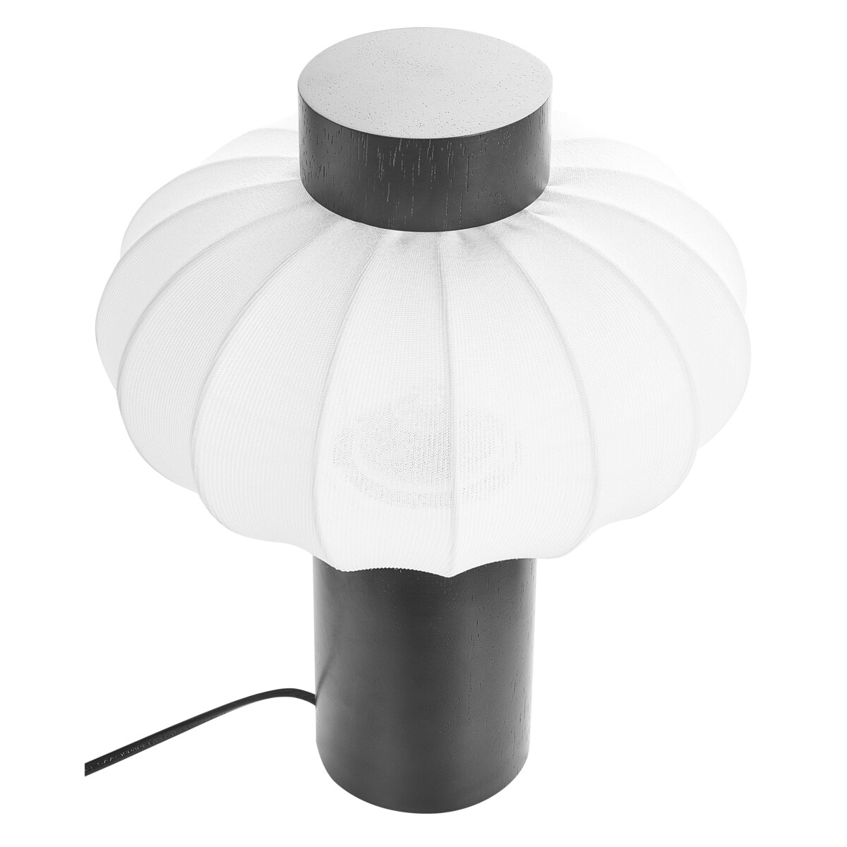 Lampa stołowa ABENS Drewno Czarny