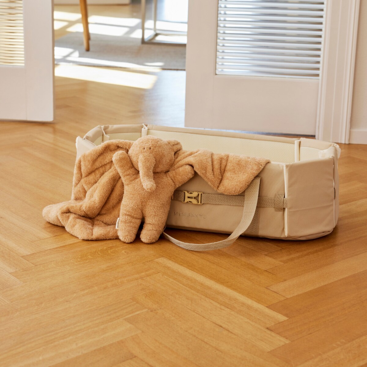 Stabilizator dla dziecka, pluszak obciążeniowy - słoń, szary