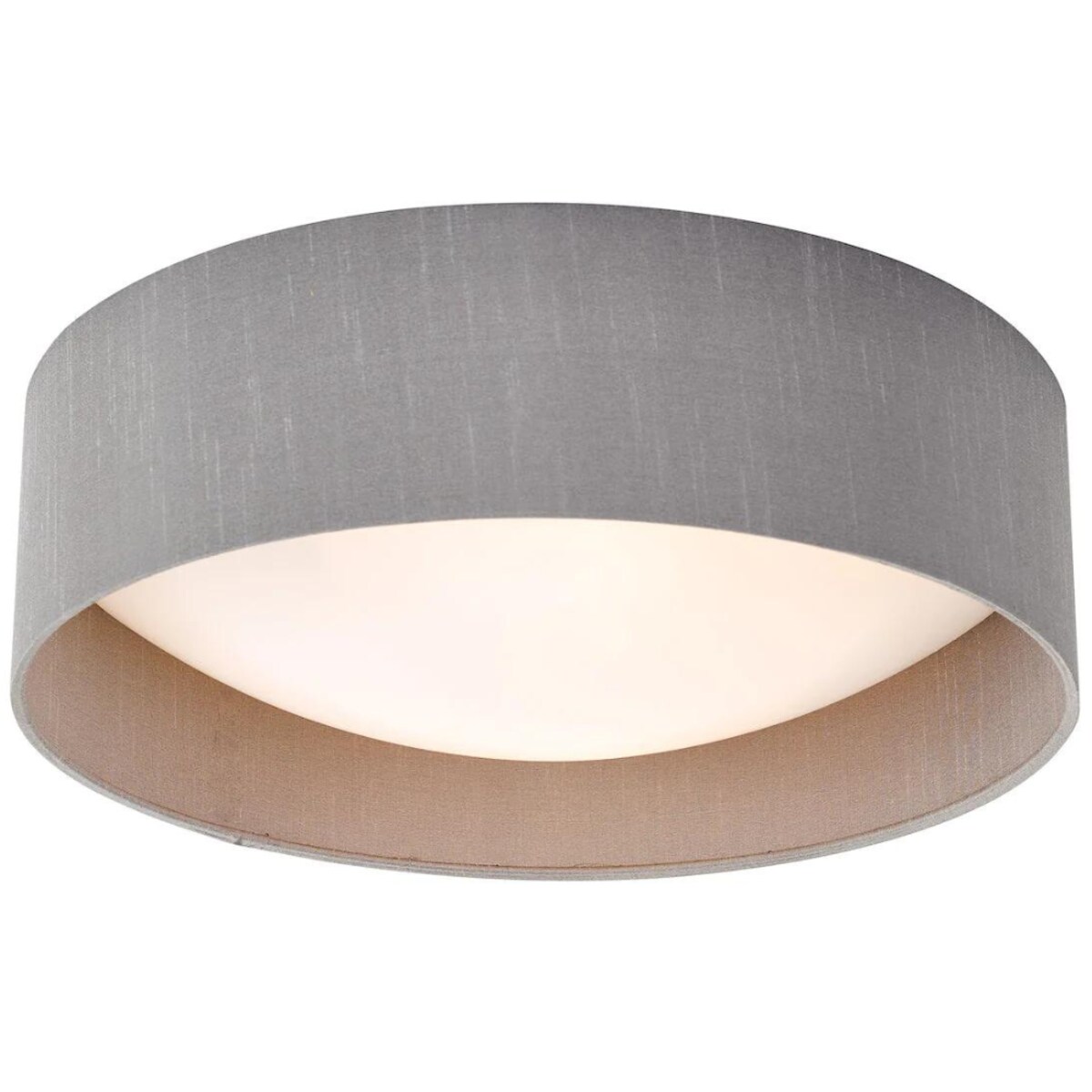 Plafon sufitowy Nysa NYS5039 Dar Lighting okrągły abażur szary