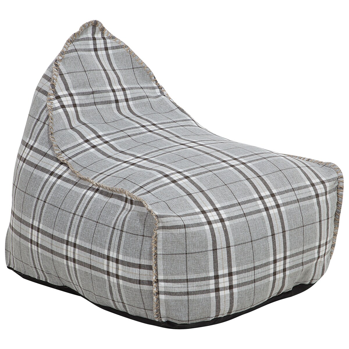 Fotel worek 200 L DROP LINEN 63 cm 75 cm Szary