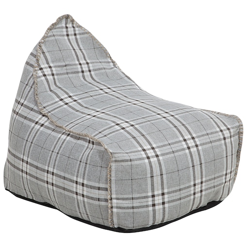 Fotel worek 200 L DROP LINEN 63 cm 75 cm Szary