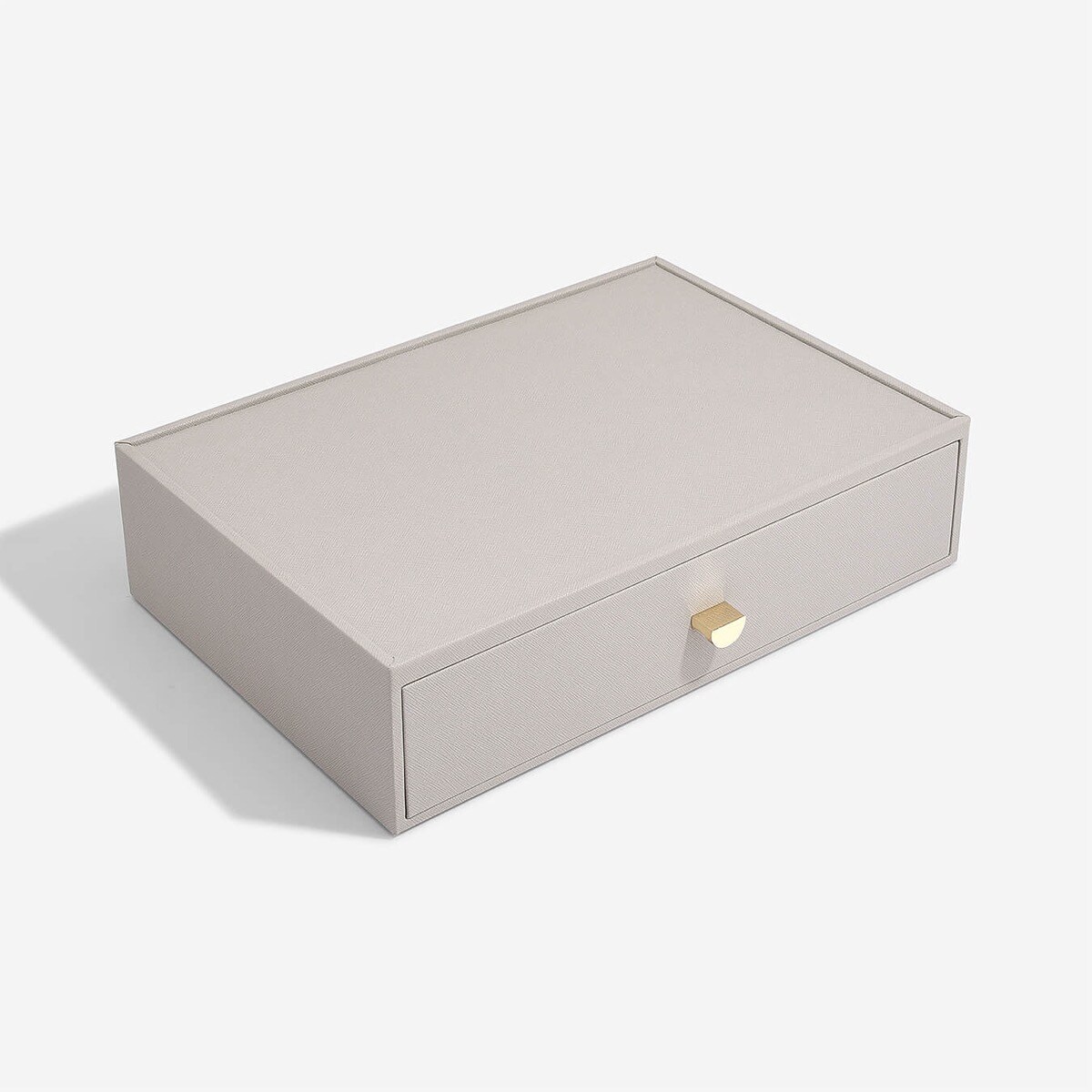 Szkatułka na biżuterię Stackers głęboka supersize taupe z szufladą