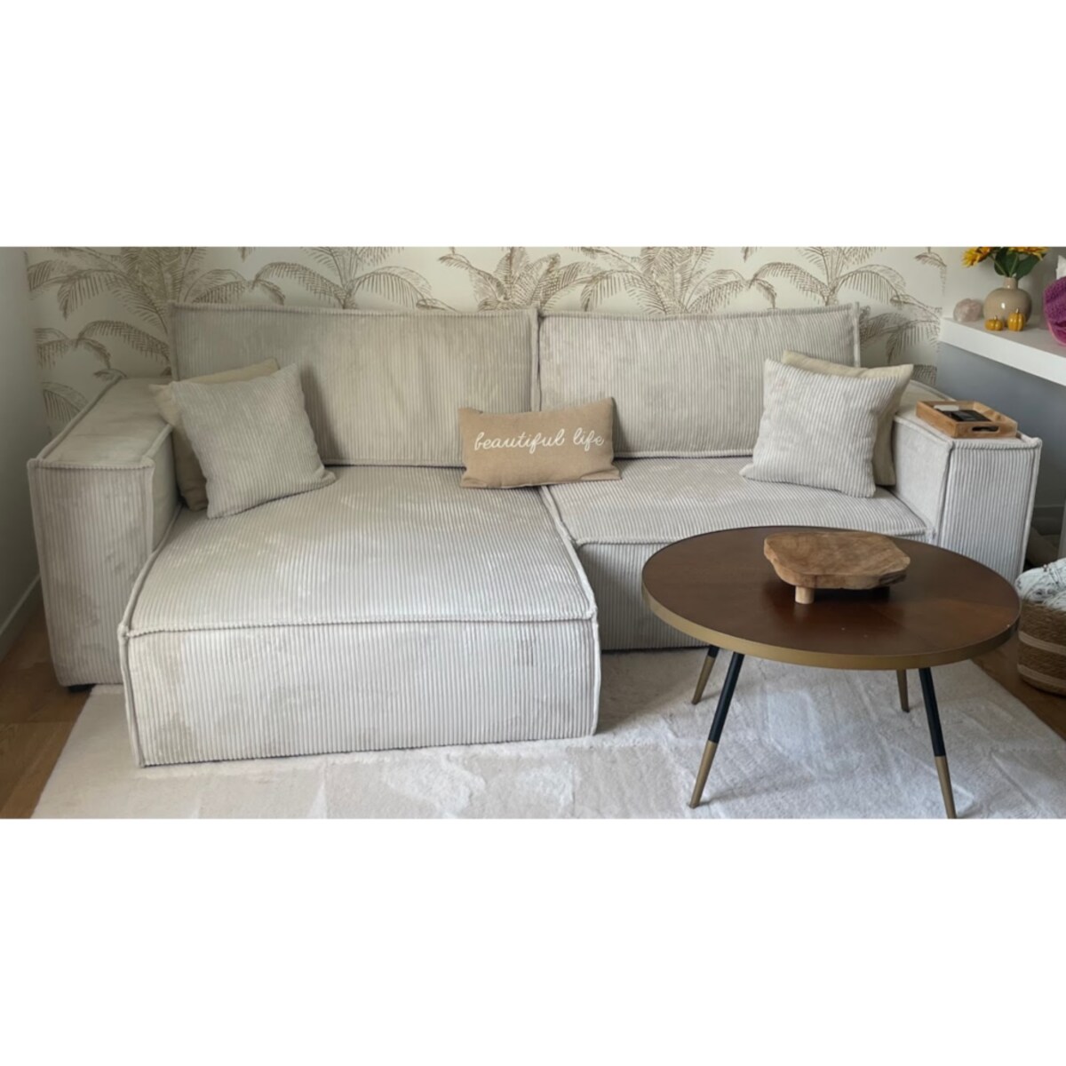 Narożnik z funkcją spania MILLE Mini Kolor: POSO 40