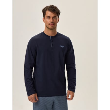 Piżama Hale 41917-59X Granatowa Granatowy, XXL