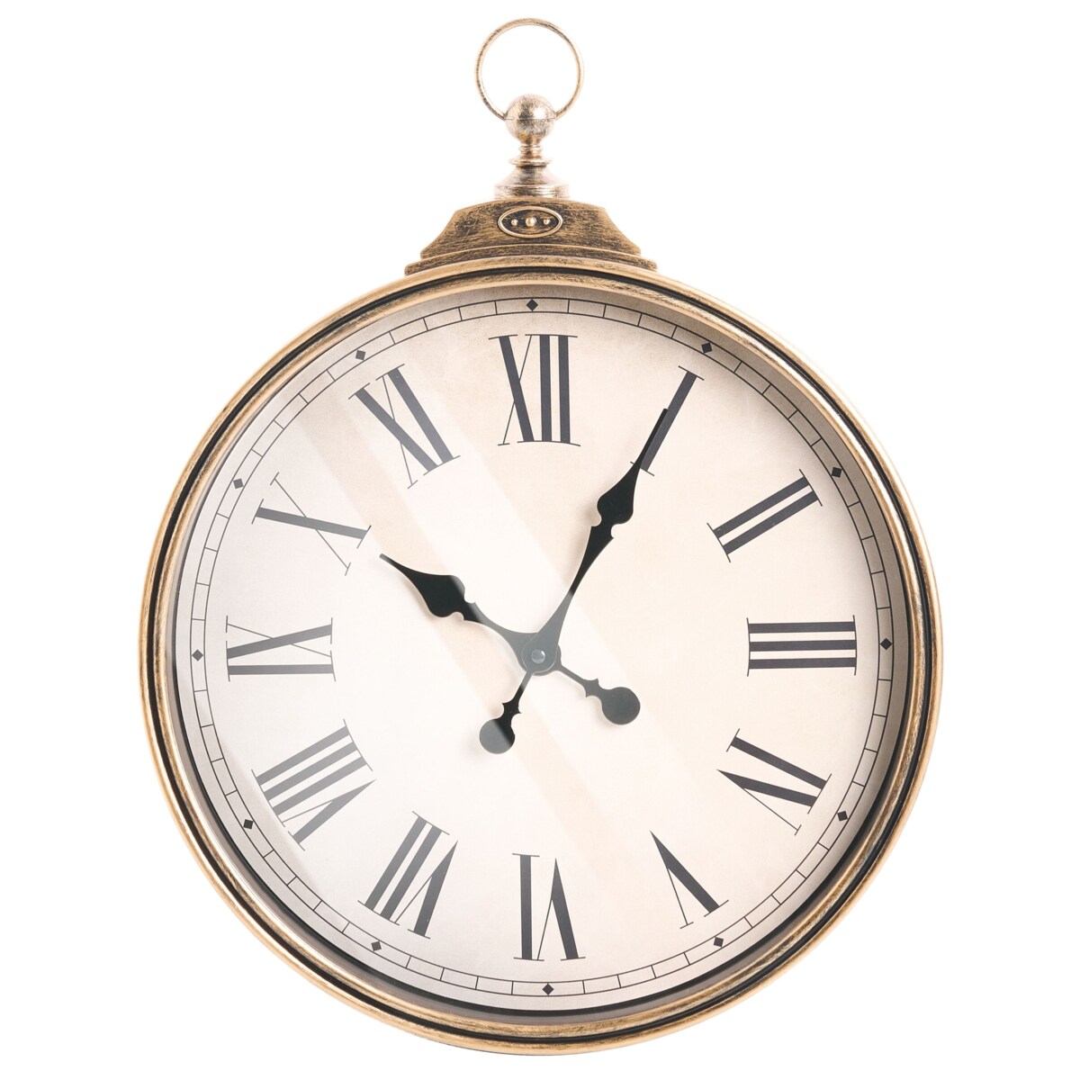 Zegar ścienny GANDIA 40 cm Złoty