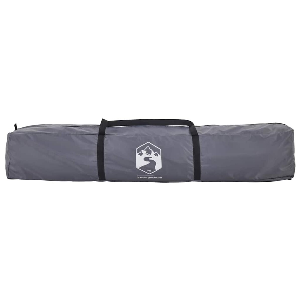 vidaXL Namiot rodzinny, kabinowy, 7-os., szaro-pomarańczowy