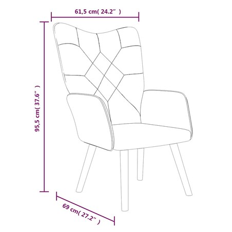 vidaXL Fotel z podnóżkiem, patchwork, obity tkaniną