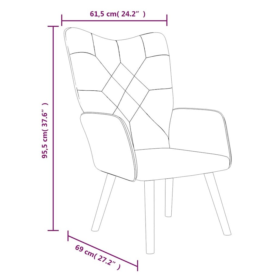 vidaXL Fotel z podnóżkiem, patchwork, obity tkaniną
