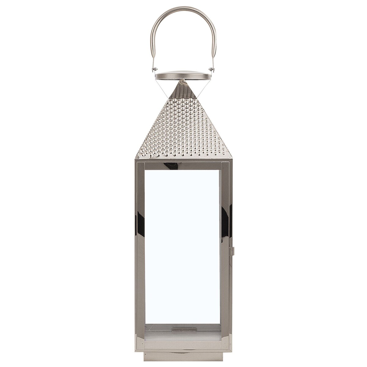Lampion BALI Stal nierdzewna 55 cm Srebrny