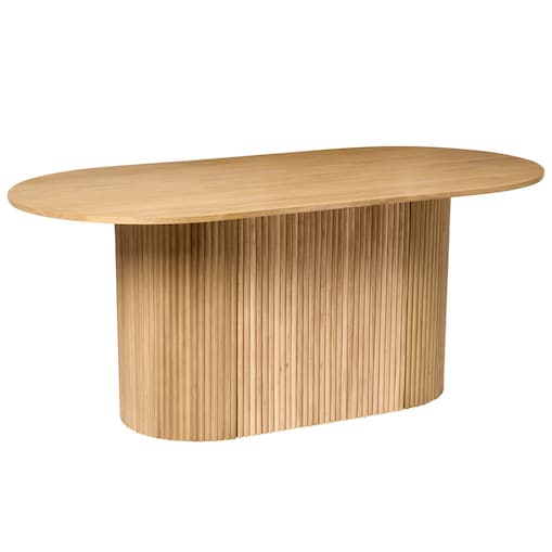 Stół do jadalni LUNNIN Dąb jasny 90 cm 180 cm