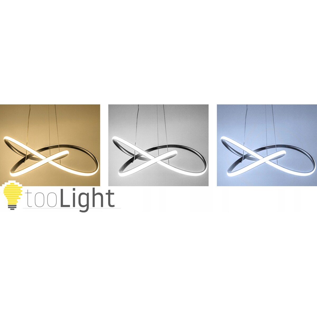 Lampa Sufitowa Wisząca Ring Nowoczesna Led + Pilot