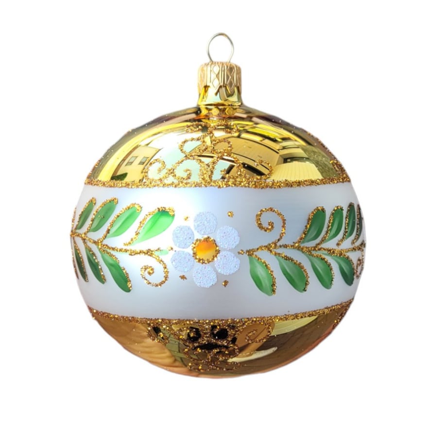 Bombka szklana 4 szt. POPOLARE Ø 100 mm