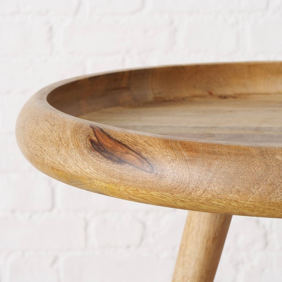 Stolik kawowy Herve, 2 sztuki, drewno mango