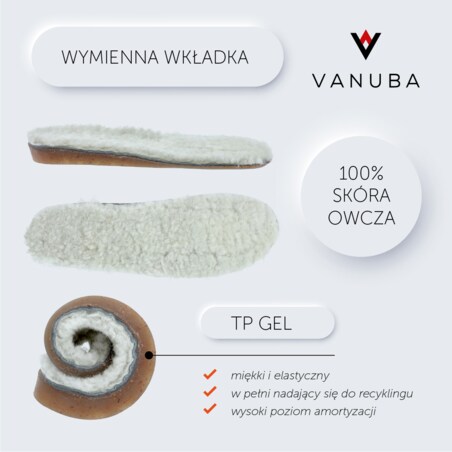 KAPCIE DAMSKIE PEPPIN POPIELATO-BIAŁE 36