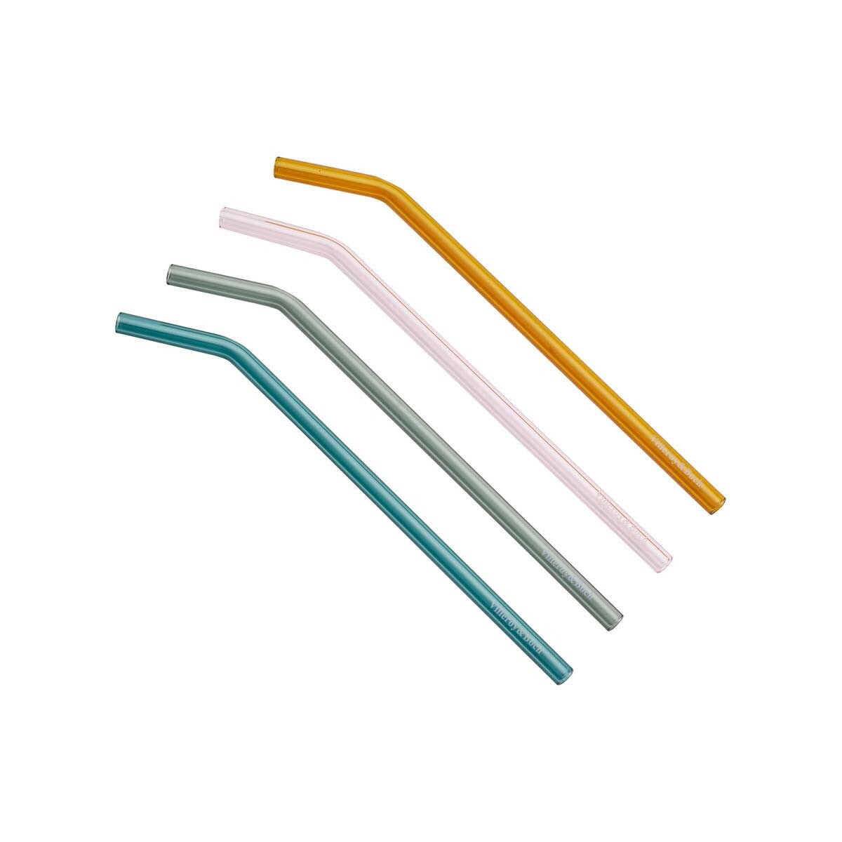 Słomki do napojów szklane 4 szt + szczoteczka Artesano Hot, Villeroy & Boch