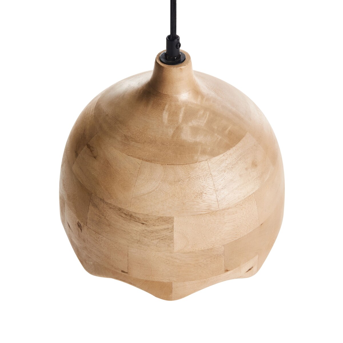 Lampa wisząca GOMATI Drewno mango Jasnobrązowy