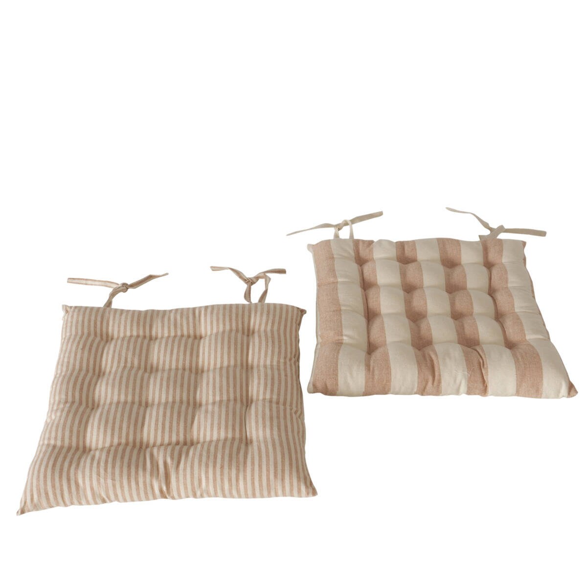 Poduszka na krzesło bawełniana w pasy ILENA, 40 x 40 cm