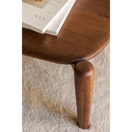 Prostokątny stolik kawowy z drewna mango,120x60 cm, Gina