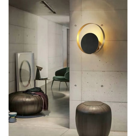 Lampa Ścienna Kinkiet Led Gold Złoty Glamour 5W