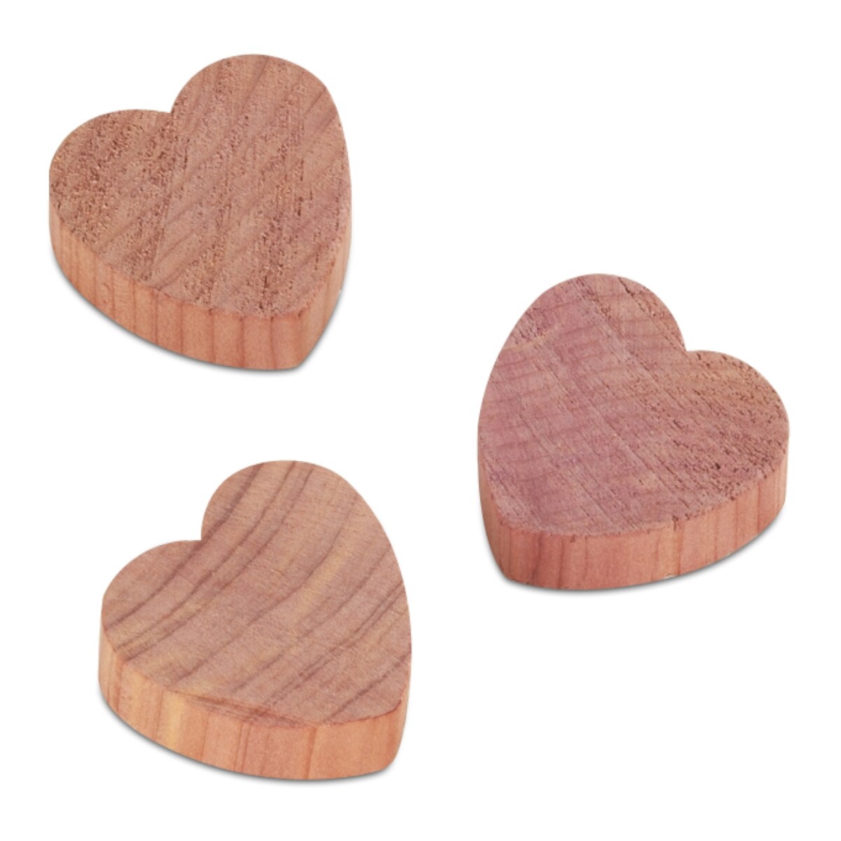 Drewniane serduszka do olejków zapachowych