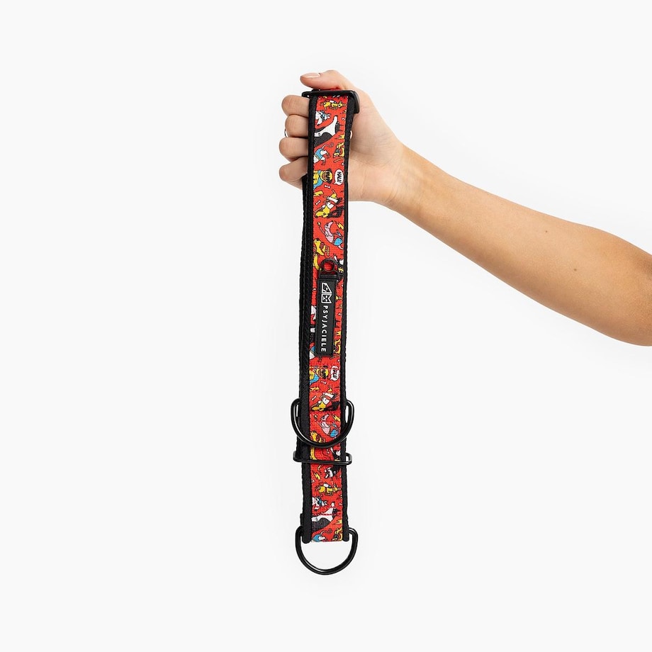 Obroża półzaciskowa SUPER SOFT "Pies, który lata najlepsze ma za sobą" - Szerokość taśmy: 38mm, Rozmiar: M