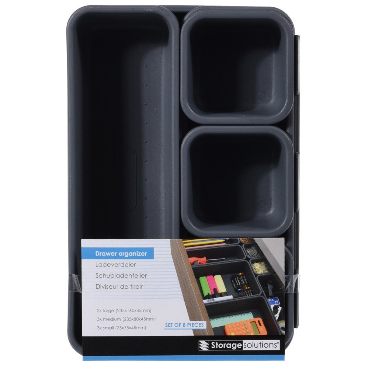Organizery do szuflad - 8 szt w komplecie