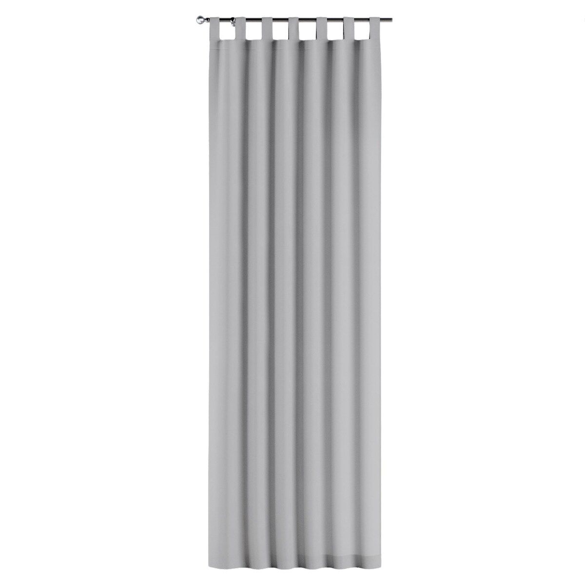 Zasłona na szelkach 1 szt. 130x260 srebrny