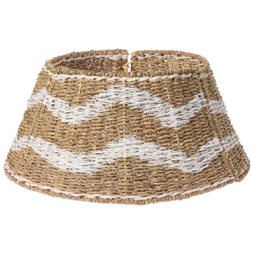 Osłonka pod choinkę HIVER Trawa morska Naturalny 60 cm