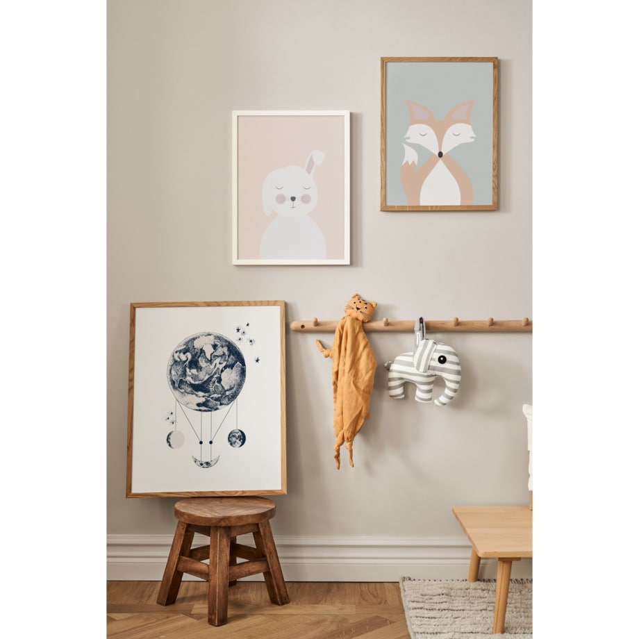 Poster Story, Plakat, Obraz - Śpiący Lisek, wymiary 70 x 100 cm