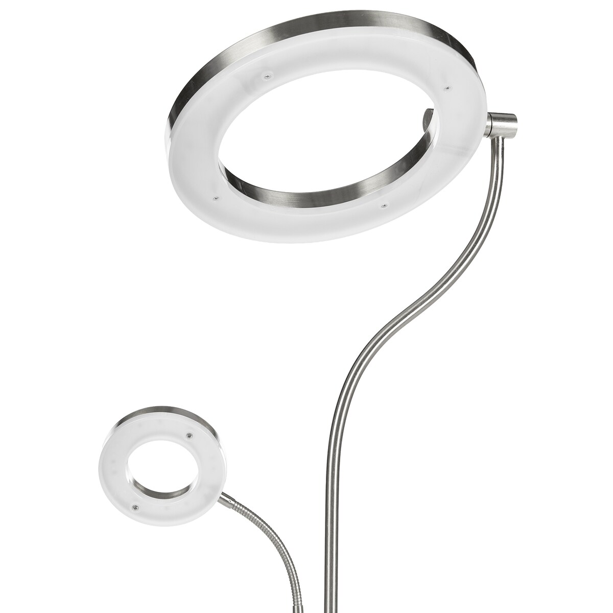 Lampa podłogowa LED AFTON Metal Srebrny