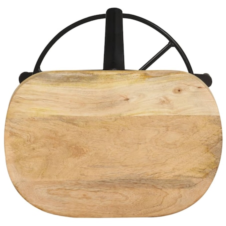 vidaXL Stołki barowe, 2 szt., 52 cm, lite drewno mango