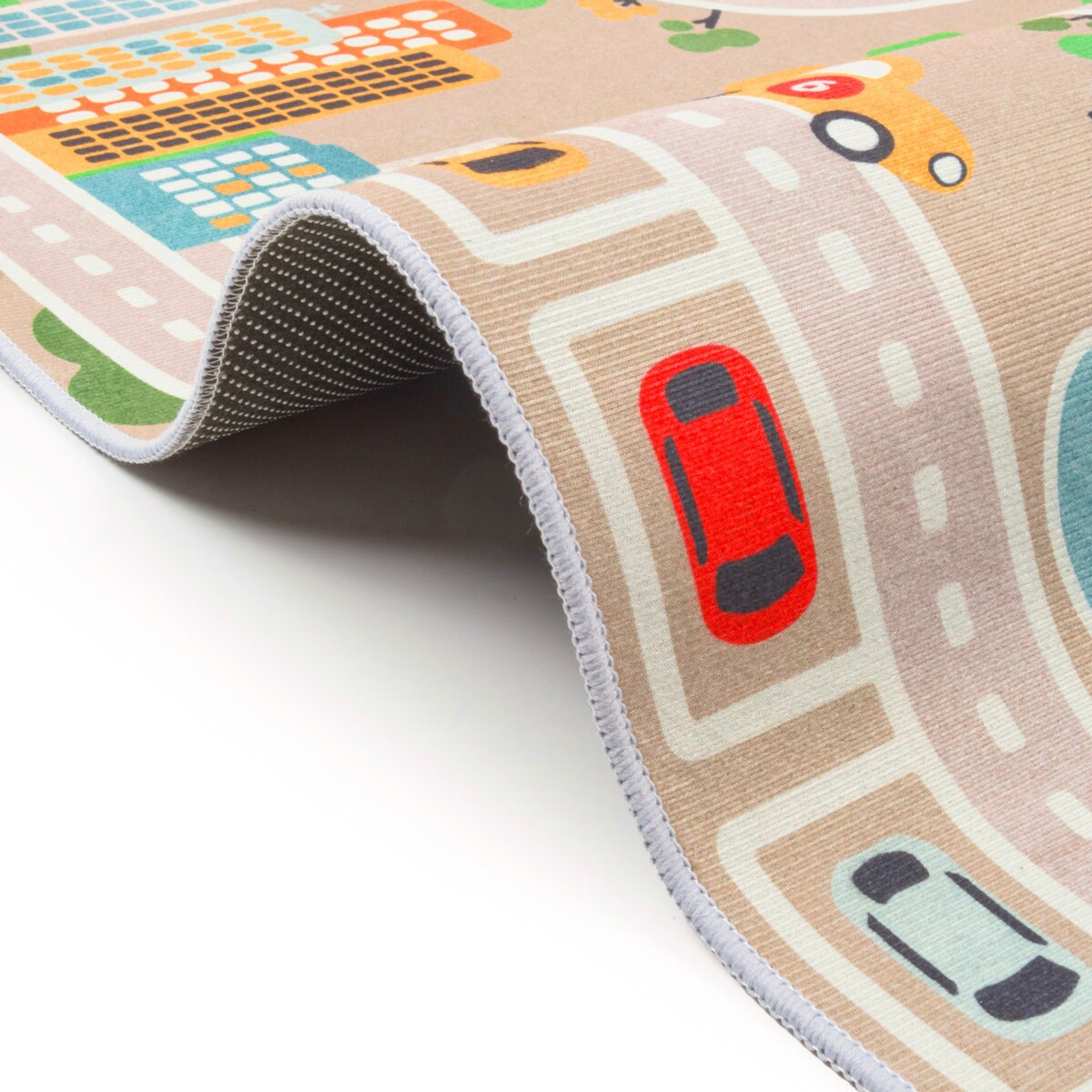 Dywan dziecięcy Ulice 200x300 cm e-floor beżowy