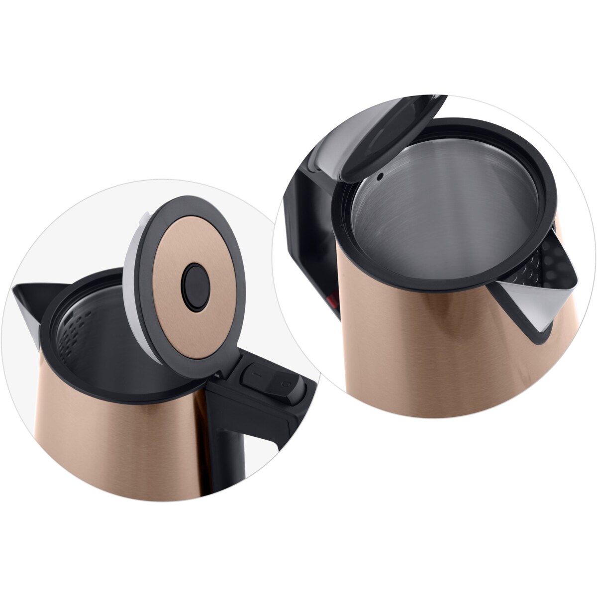 Czajnik elektryczny bezprzewodowy modny 1,7l 2200w Berdsen