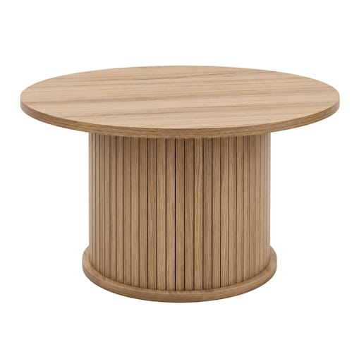 Stolik kawowy ryflowany SCAVA, Ø 70 x 40 cm