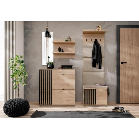 Lustro do przedpokoju PEDRO hickory jackson