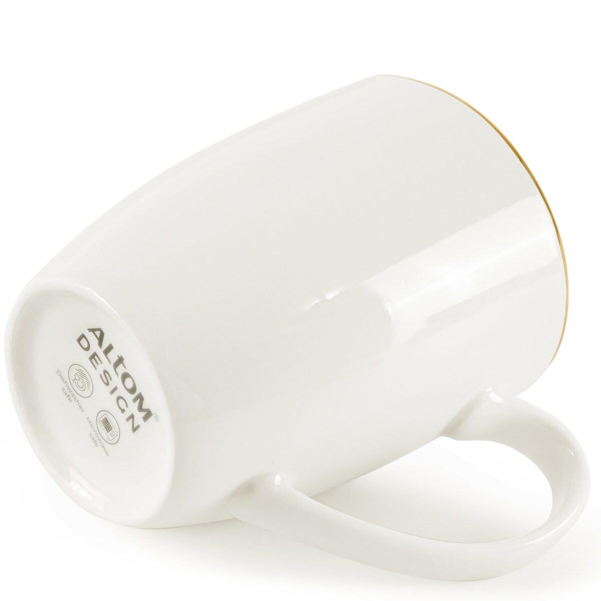 KONSIMO AD BELLA, Zestaw herbaciany 6 os. (14 el.), kolor ecru/złoty