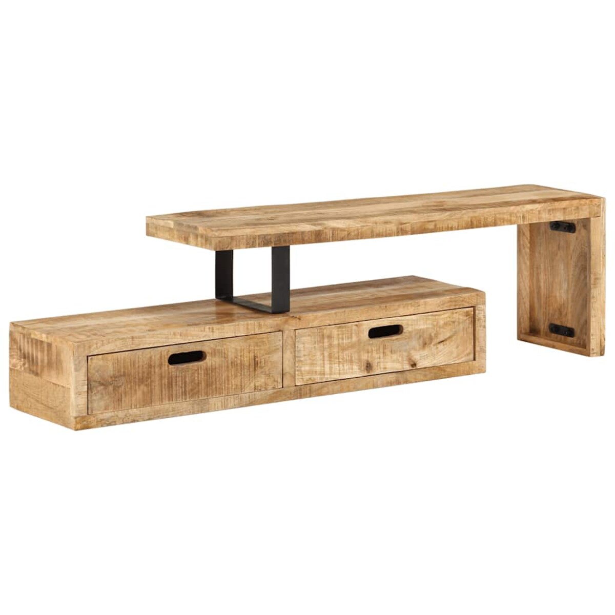 vidaXL Stojak pod TV (118-200) x 30 x 40 cm Drewno lite Mango