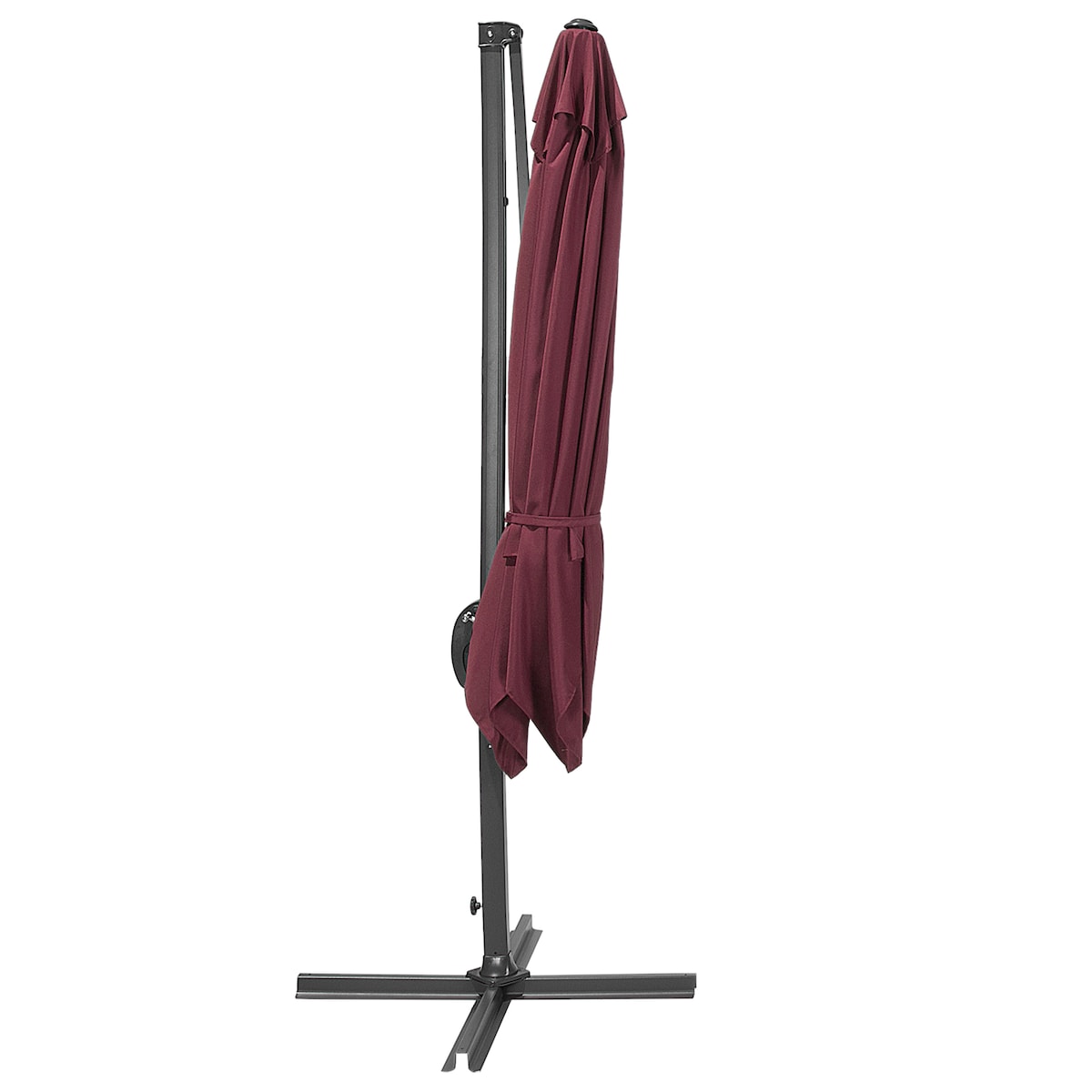 Parasol ogrodowy na wysięgniku 250 cm MONZA Burgundowy