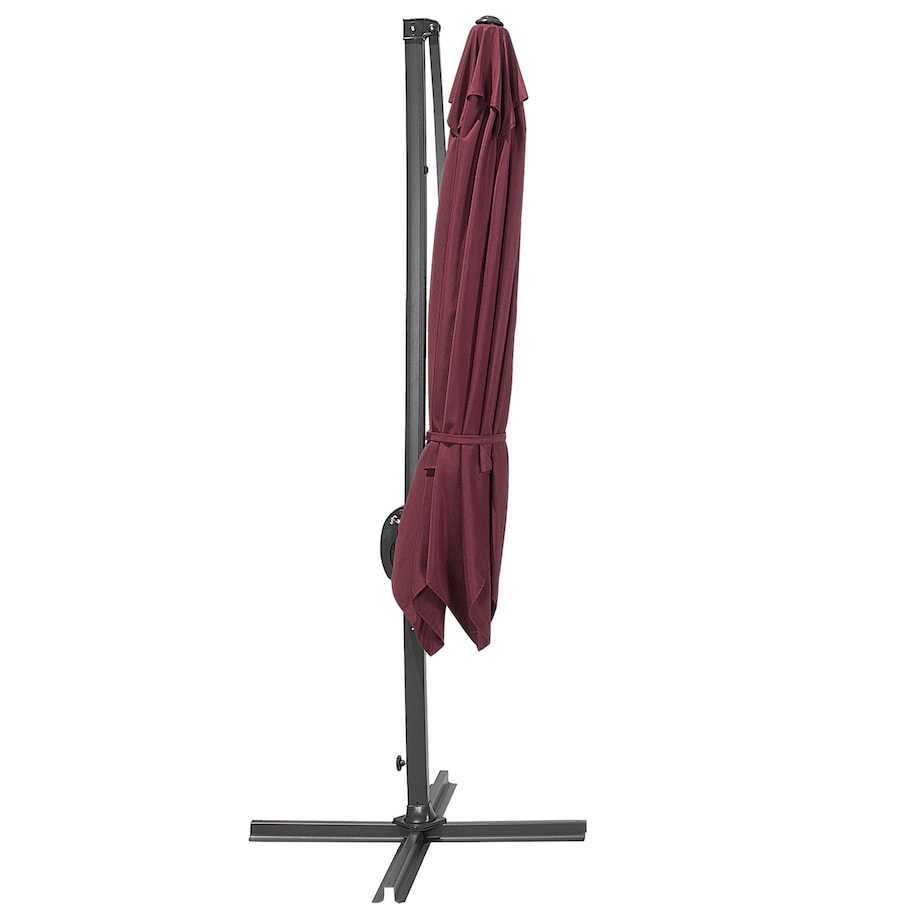 Parasol ogrodowy na wysięgniku 250 cm MONZA Burgundowy