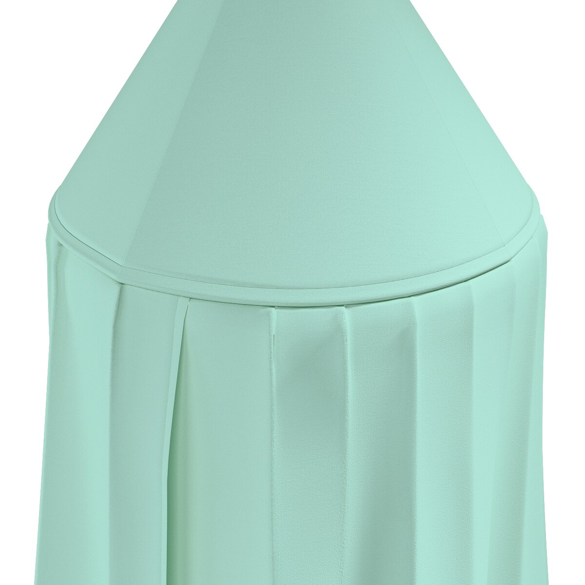 Baldachim do łóżeczka, miętowy, fi 50cmx230cm, Happiness