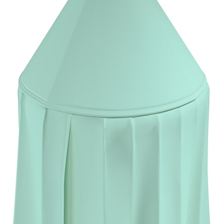 Baldachim do łóżeczka, miętowy, fi 50cmx230cm, Happiness