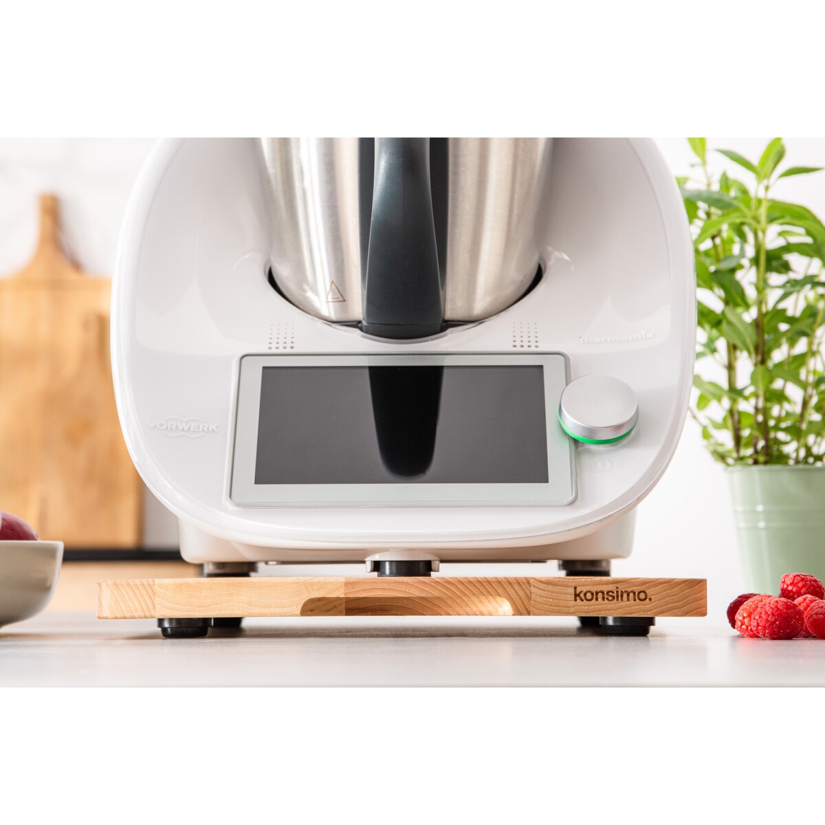KONSIMO COQUERE Deska do Thermomixa, jesion olejowany