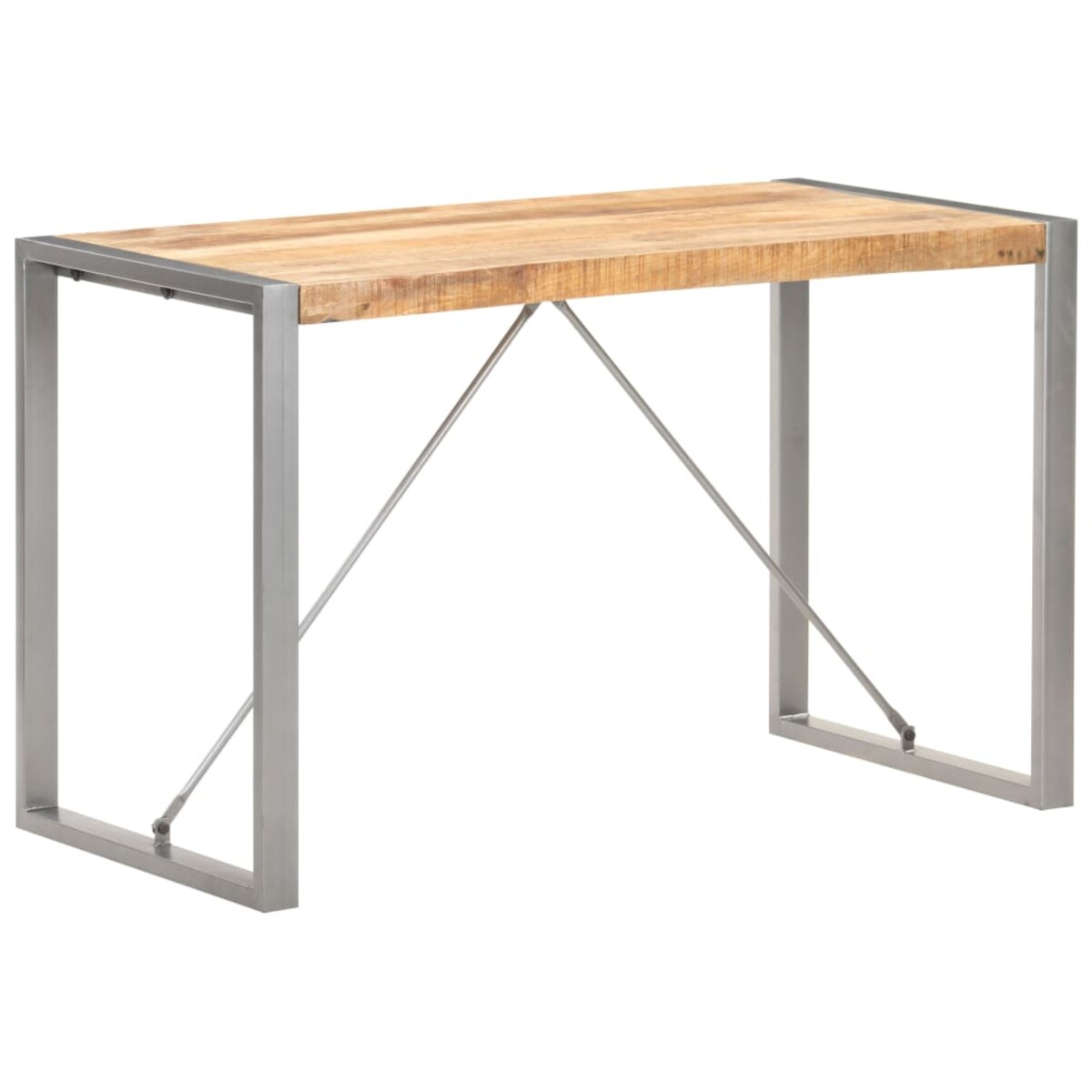 vidaXL Stół jadalniany, 120x60x75 cm, lite surowe drewno mango