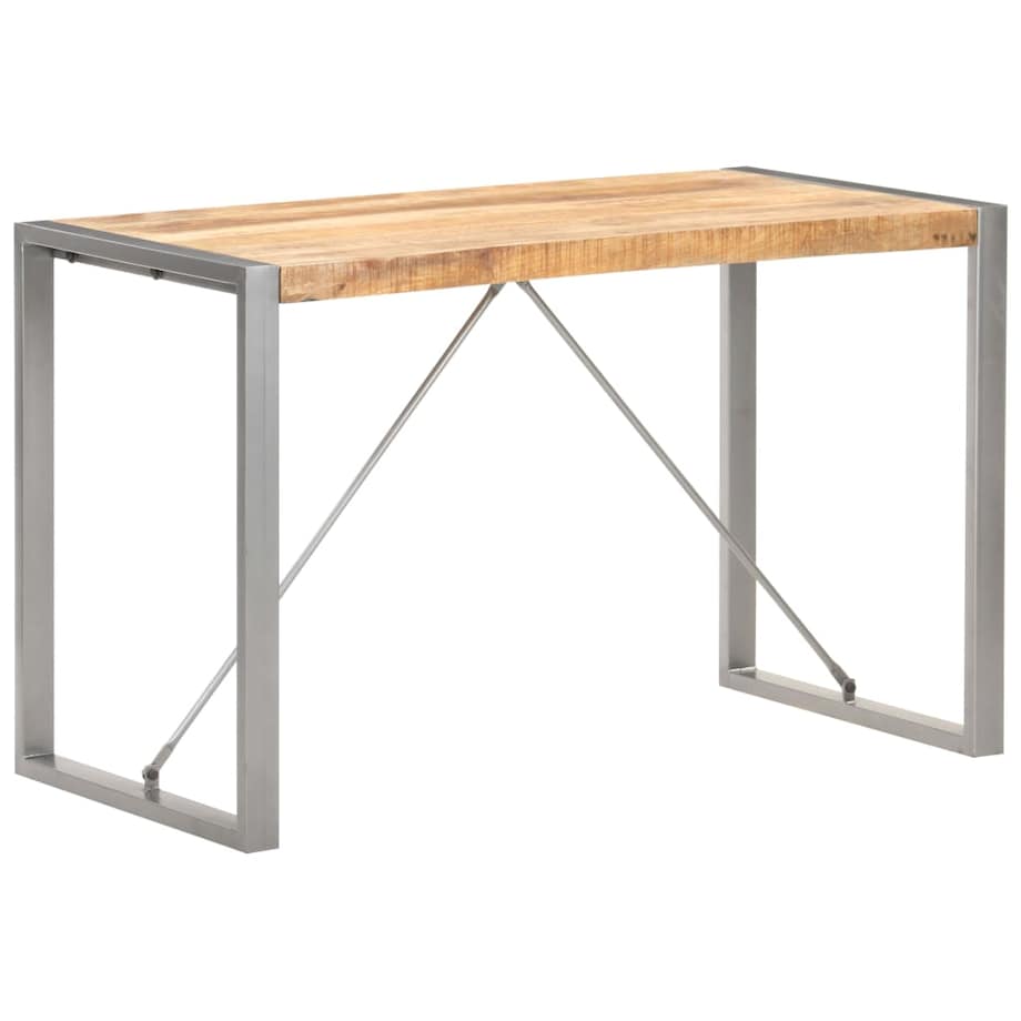 vidaXL Stół jadalniany, 120x60x75 cm, lite surowe drewno mango