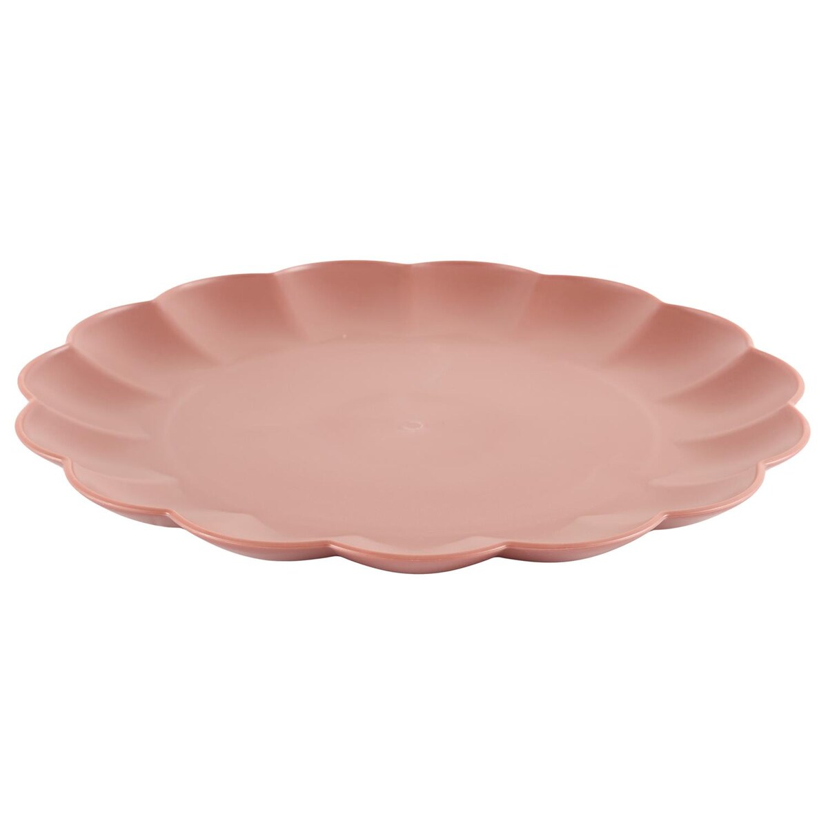 TALERZ OBIADOWY Iris 25,5 cm różowy Z TWORZYWA PP