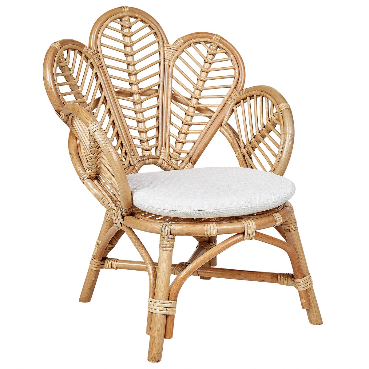Fotel dziecięcy paw FLORENTINE II Rattan Naturalny