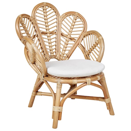 Fotel dziecięcy paw FLORENTINE II Rattan Naturalny